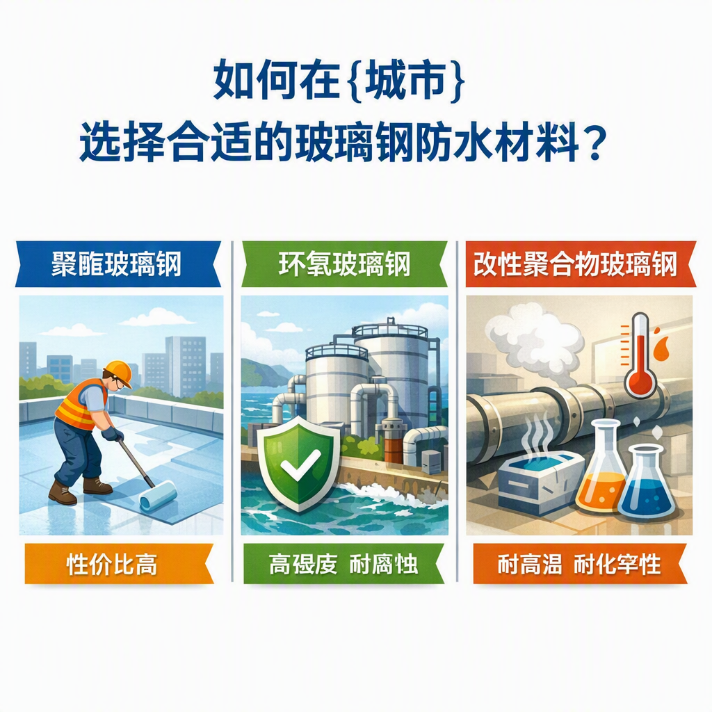 如何在铁岭选择合适的玻璃钢防水材料？