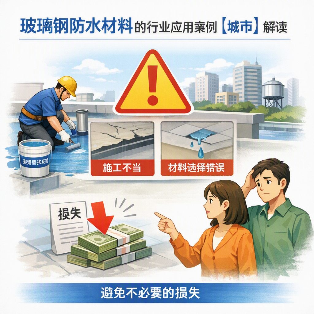 玻璃钢防水材料的行业应用案例，铁岭解读