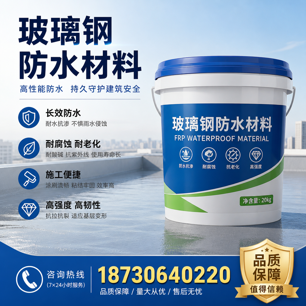专家解析：玻璃钢防水材料的市场前景分析在 铁岭